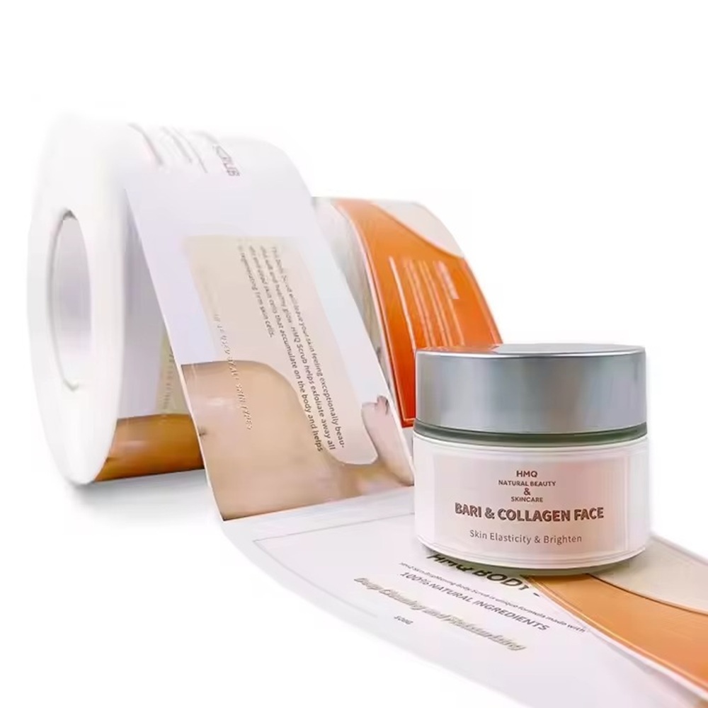 Luxury Skincare Logo - Etiquetas de vinilo de lujo personalizadas|Impresión
