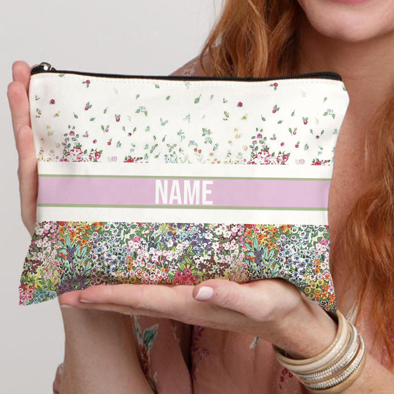 Luxury Skincare Brand - Bolsa de cosméticos con nombre personalizado