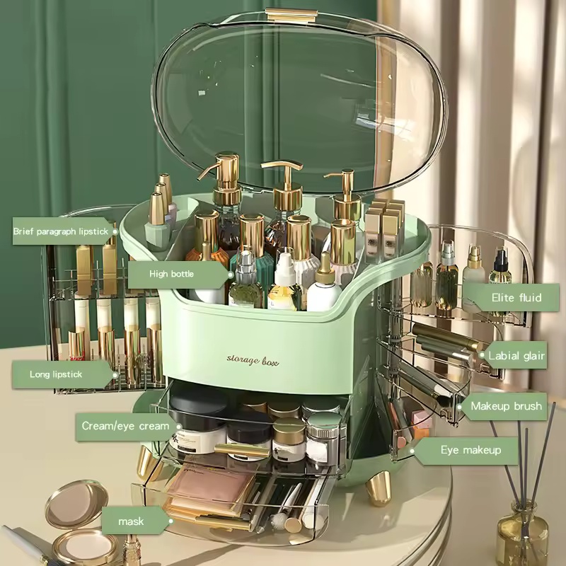 Caja de almacenamiento de cosm - Luxury Skincare Containers reseña y precio