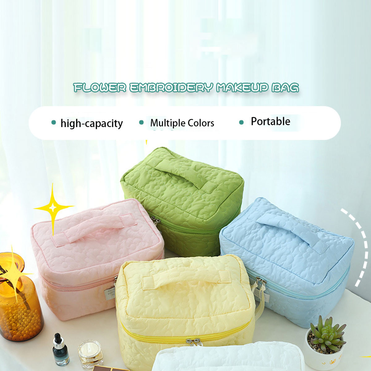 Bolsa de maquillaje de Color c - Luxury Skincare Containers reseña y precio
