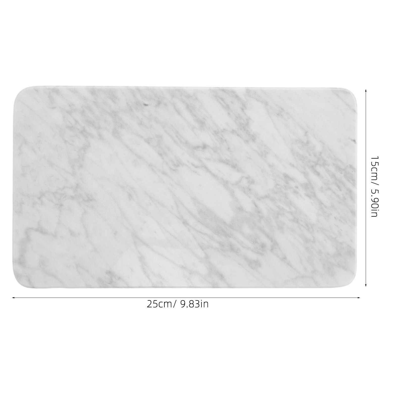 Bandeja Redonda de Mármol Blan - Luxury Skincare & Spa reseña y precio